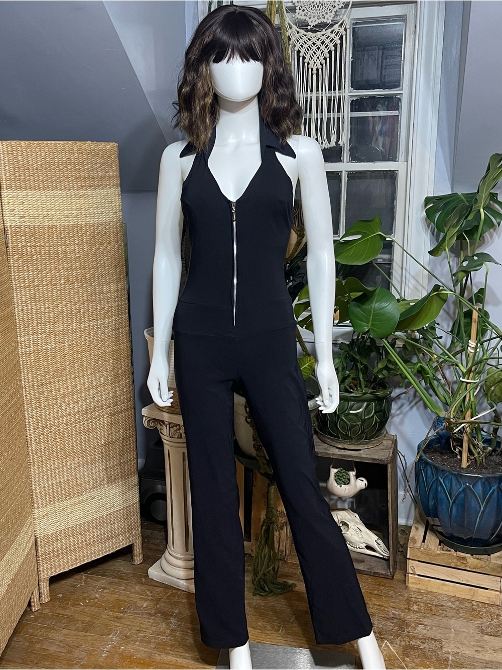 Vintage 1990 Frederick’s Of Hollywood Halter Catsuit/ Jumpsuit Size 4